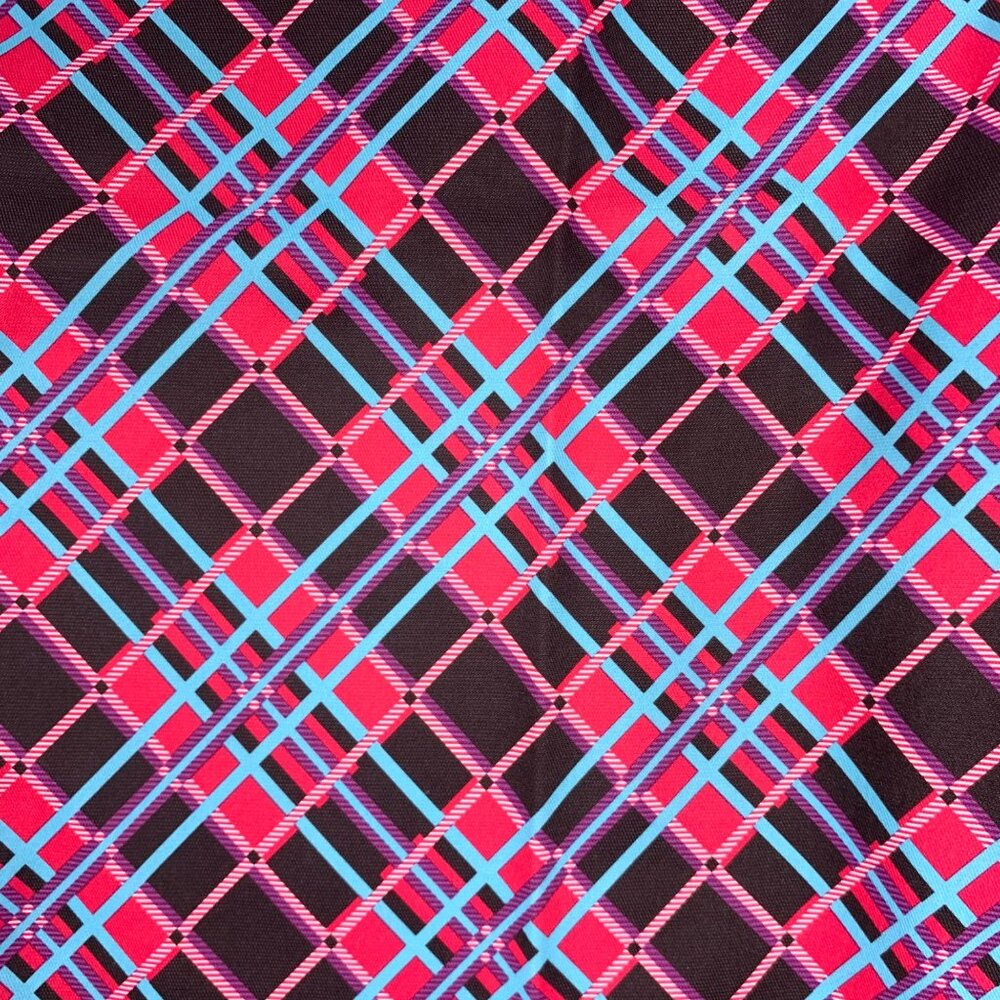 PGA Tour Pink and Black Plaid Bermuda Women's Golf‎ Shorts Size 10 - Picture 6 of 8